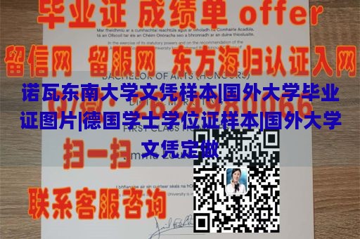 诺瓦东南大学文凭样本|国外大学毕业证图片|德国学士学位证样本|国外大学文凭定做