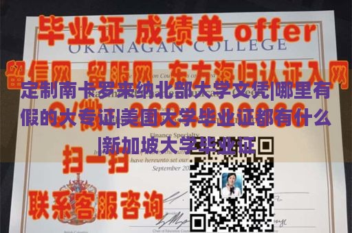 定制南卡罗来纳北部大学文凭|哪里有假的大专证|美国大学毕业证都有什么|新加坡大学毕业证